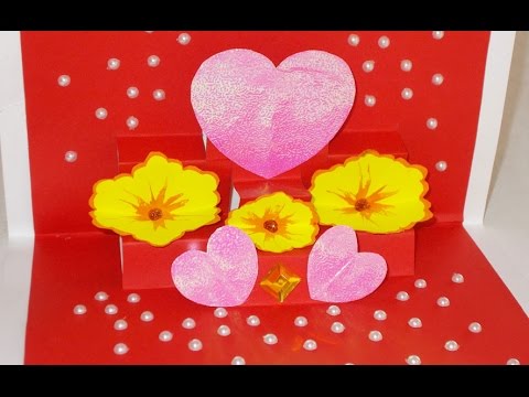 DIY Pop-Up Handmade Cards : Valentine Greeting Card for Your Love|Gift Idea for Girlfriend/Boyfriend