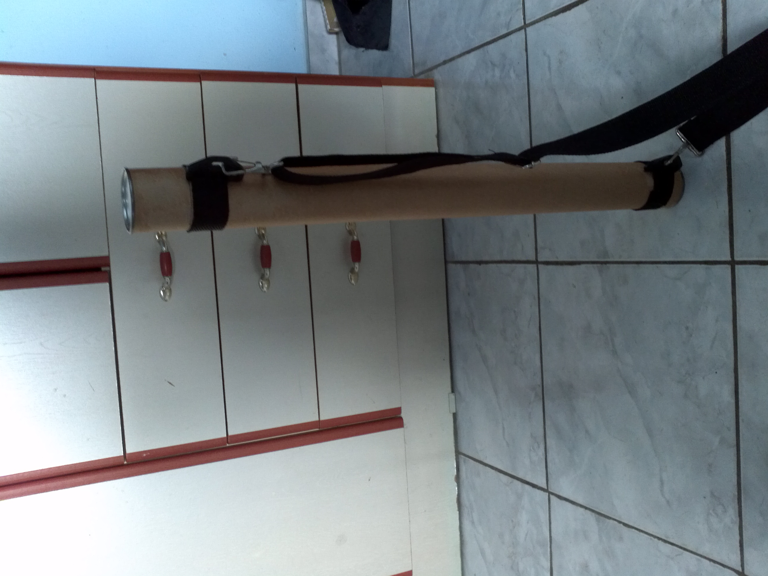 Cardboard Tube Map Holster