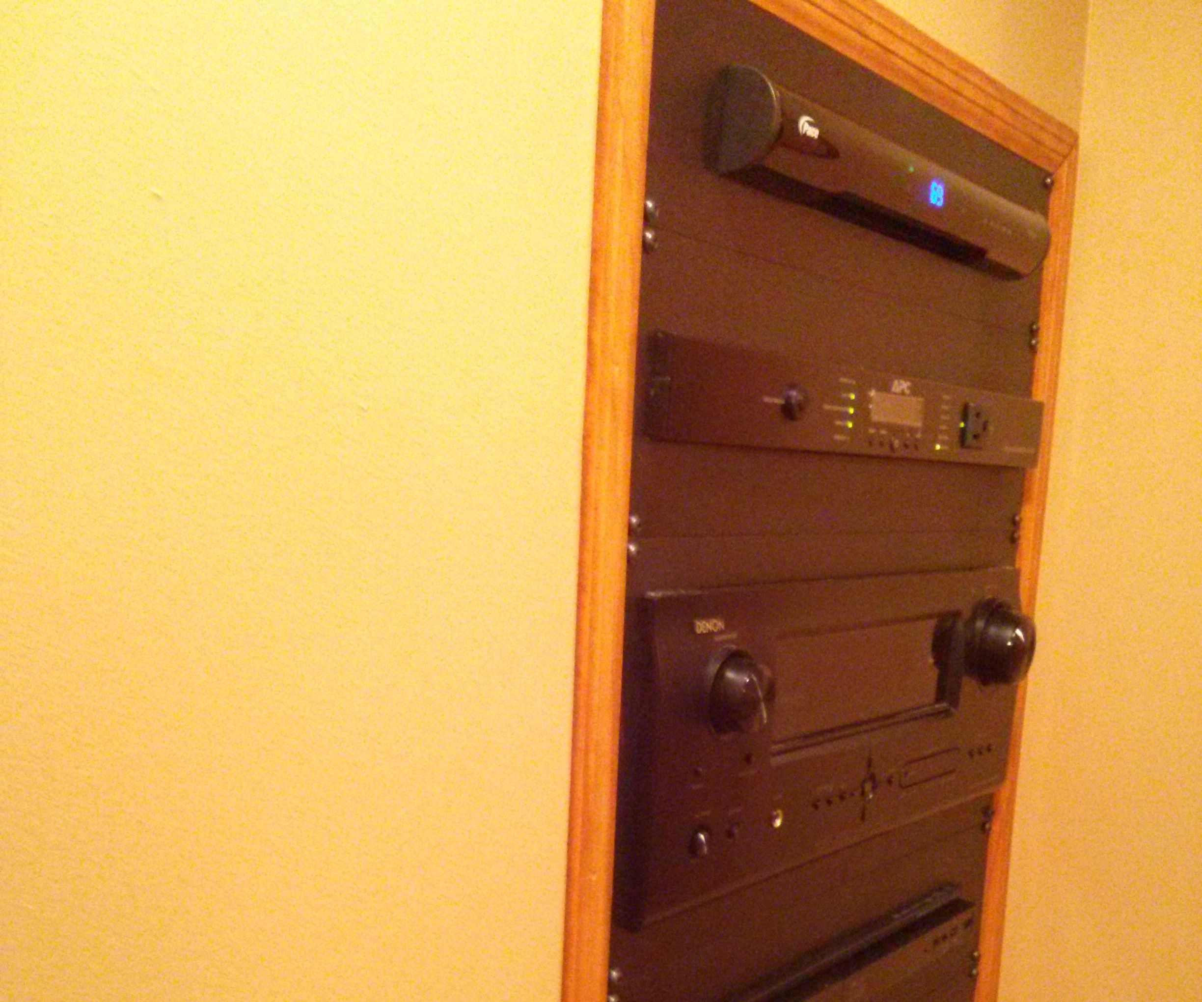 Easy In-Wall Theater Rack