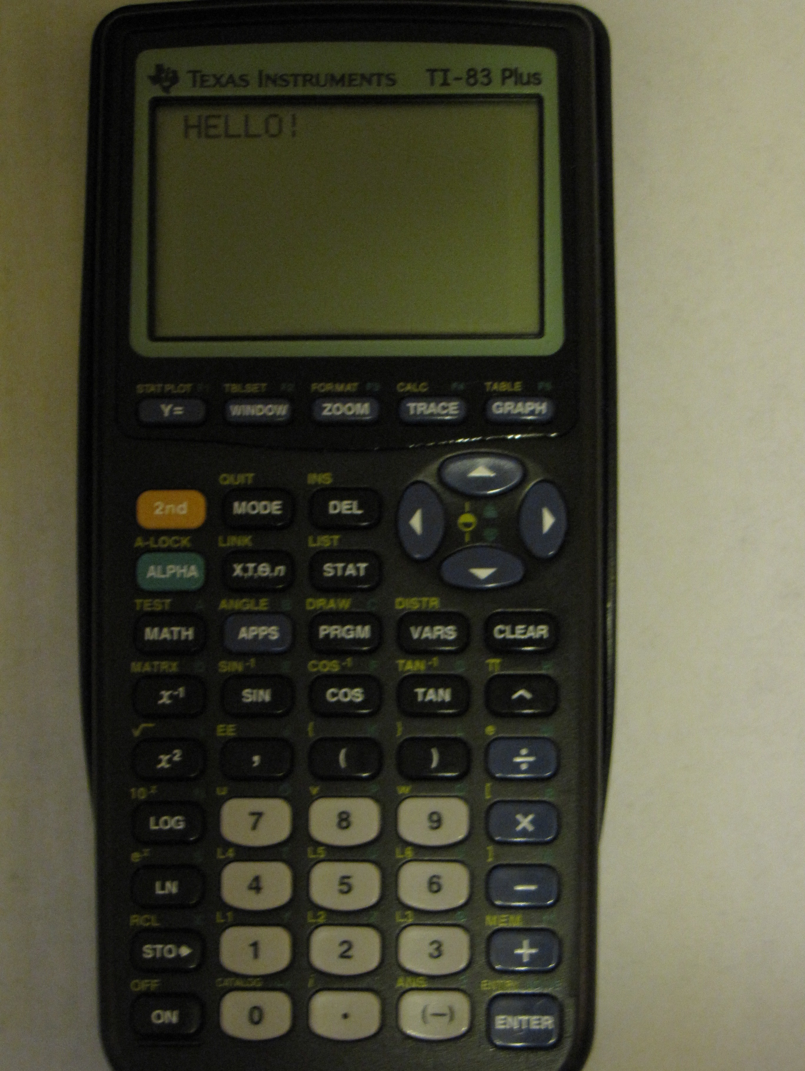 Heron's Formula program for the TI-83 and 84