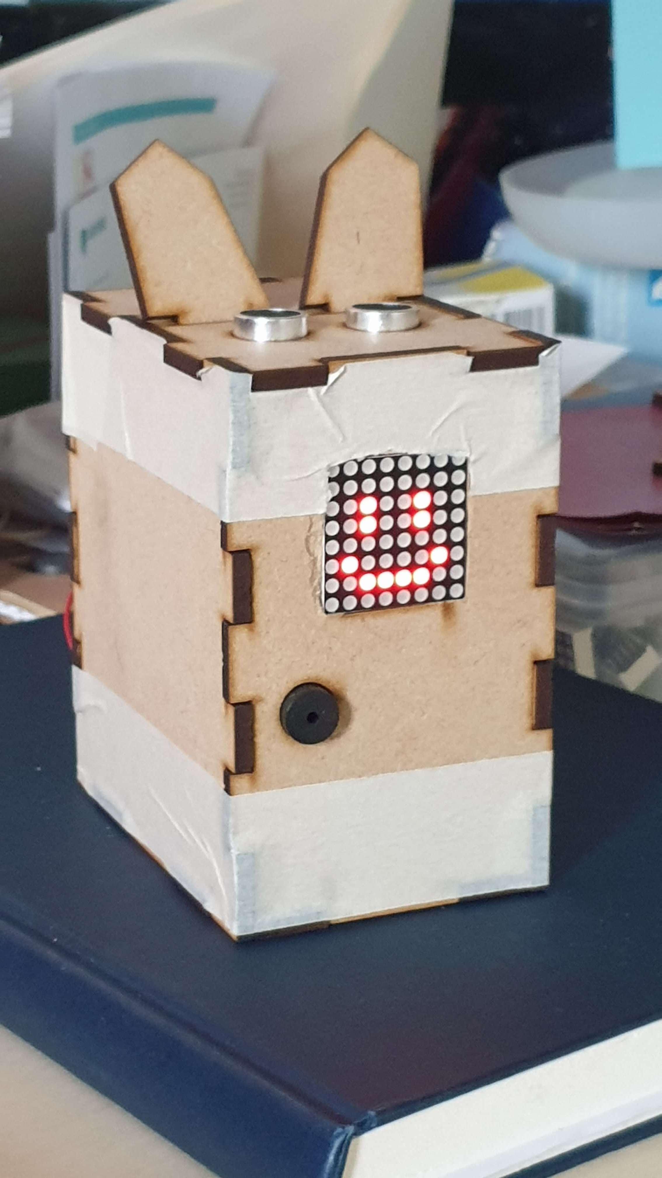 Animated Robot That Likes Attention (tamagotchi-like)