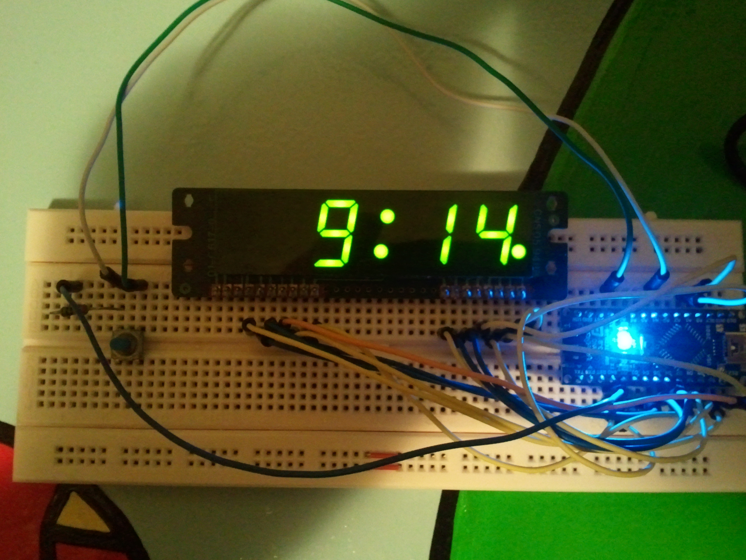 Arduino Clock Using Standard Clock Display