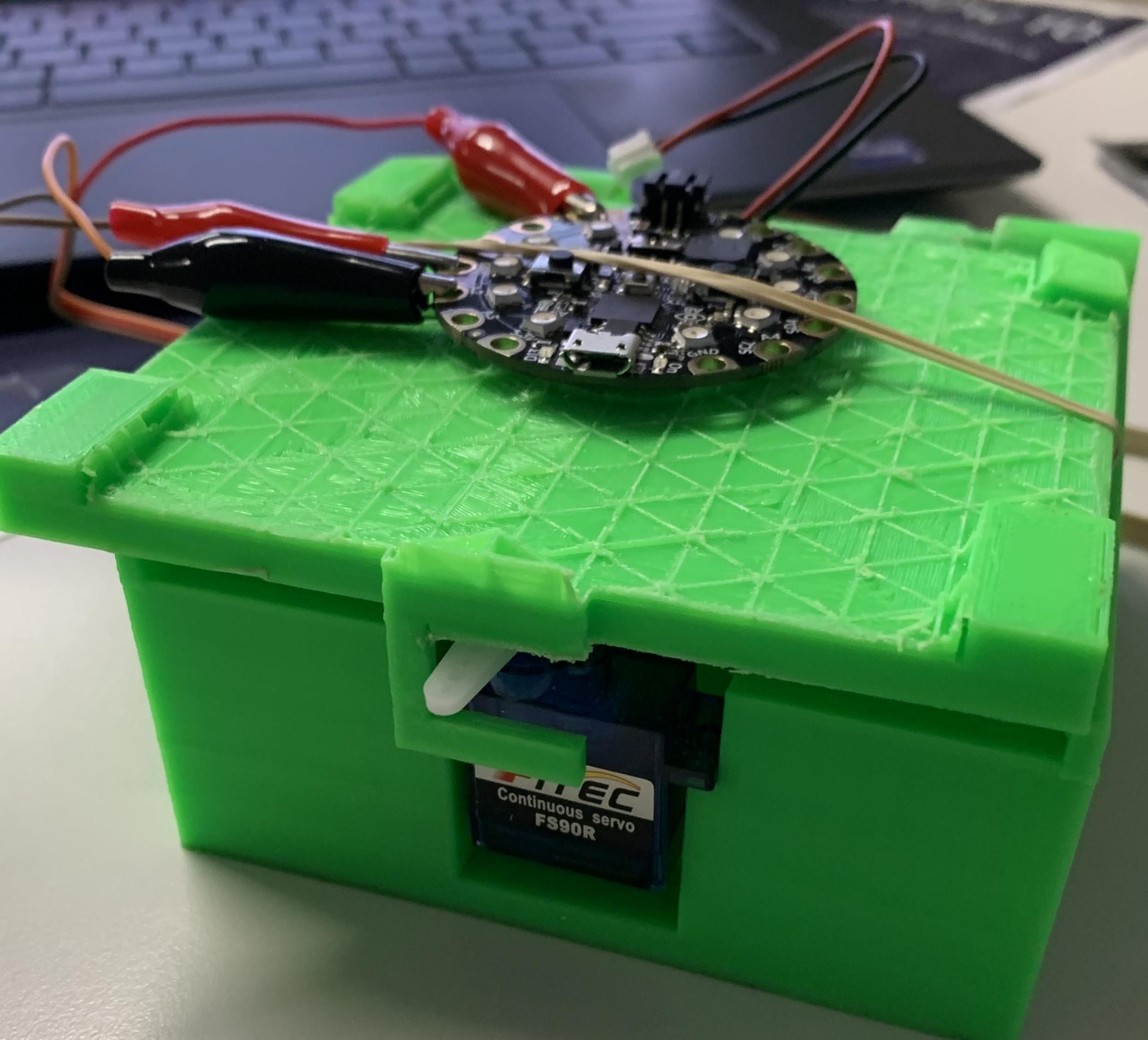 A Locked Box That Can Only Open When Entering in a Certain Code