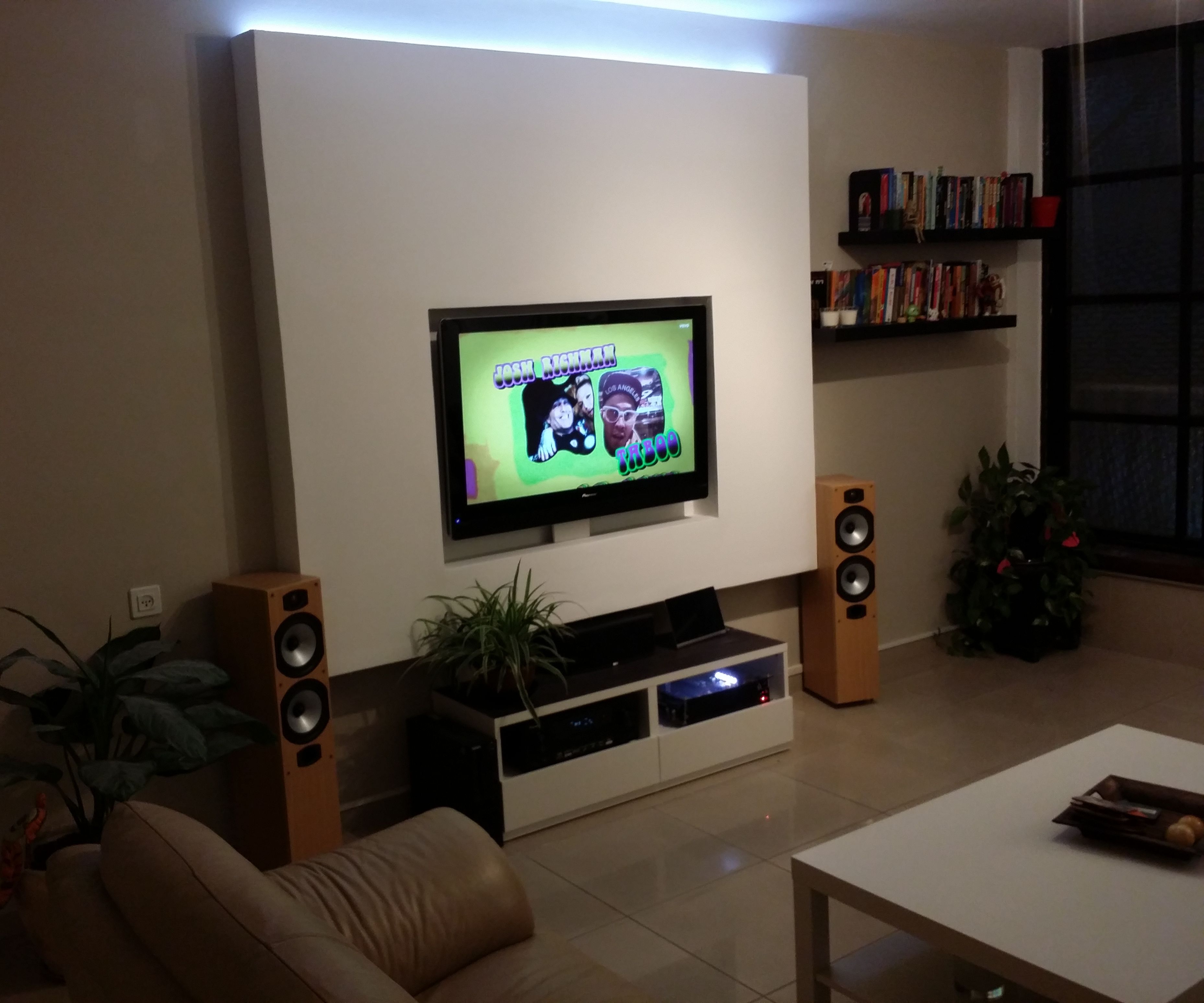 Drywall TV Niche