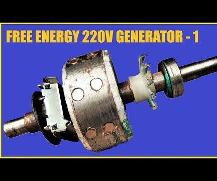 220V Induction Motor Into a Brushless Generator