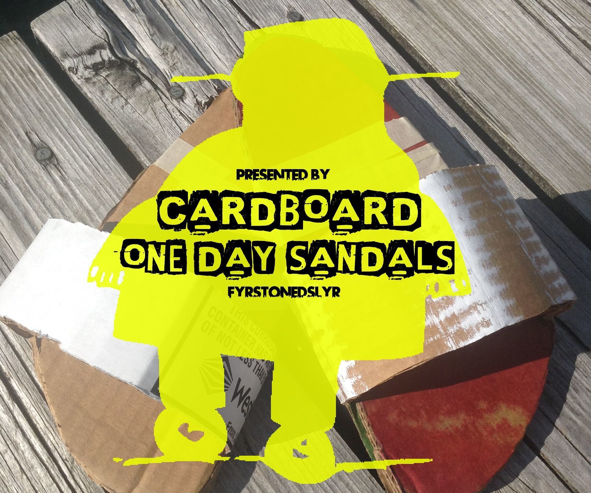 The AMAZING Recyclable "One-Day" sandals
