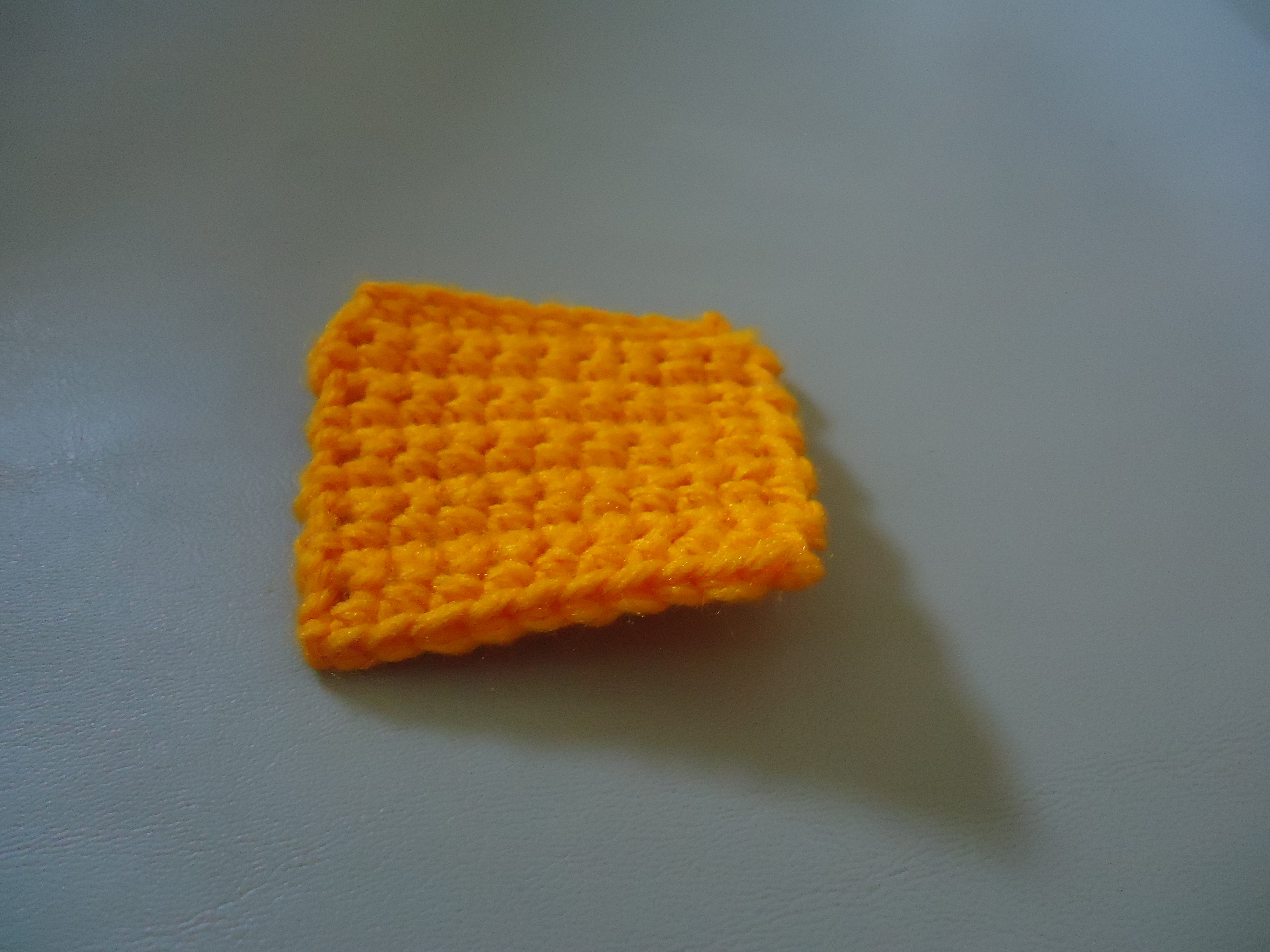 First Beginner Crochet Project: Single Crochet Square