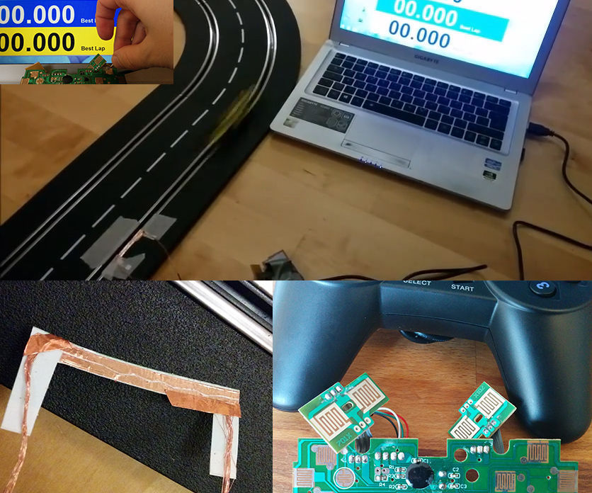 cheap USB slotcar timer interface