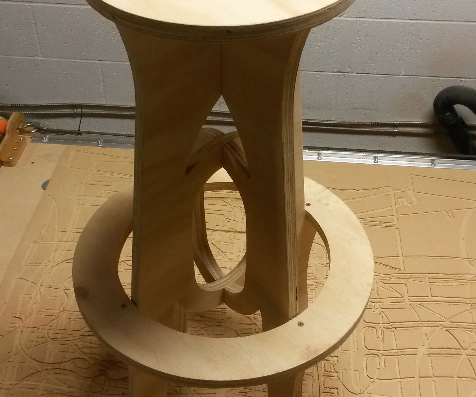 CNC Router Bar Stool