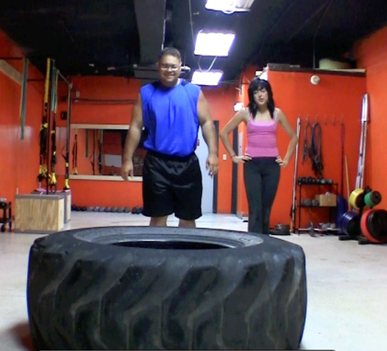 Monster Truck Tire Workout!