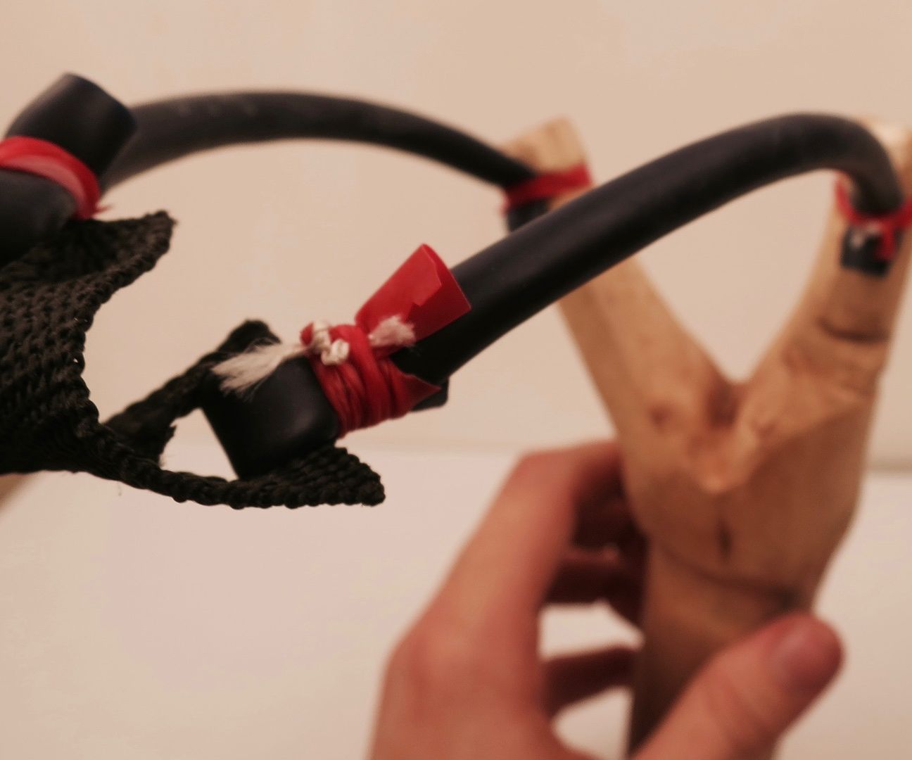 Wooden slingshot