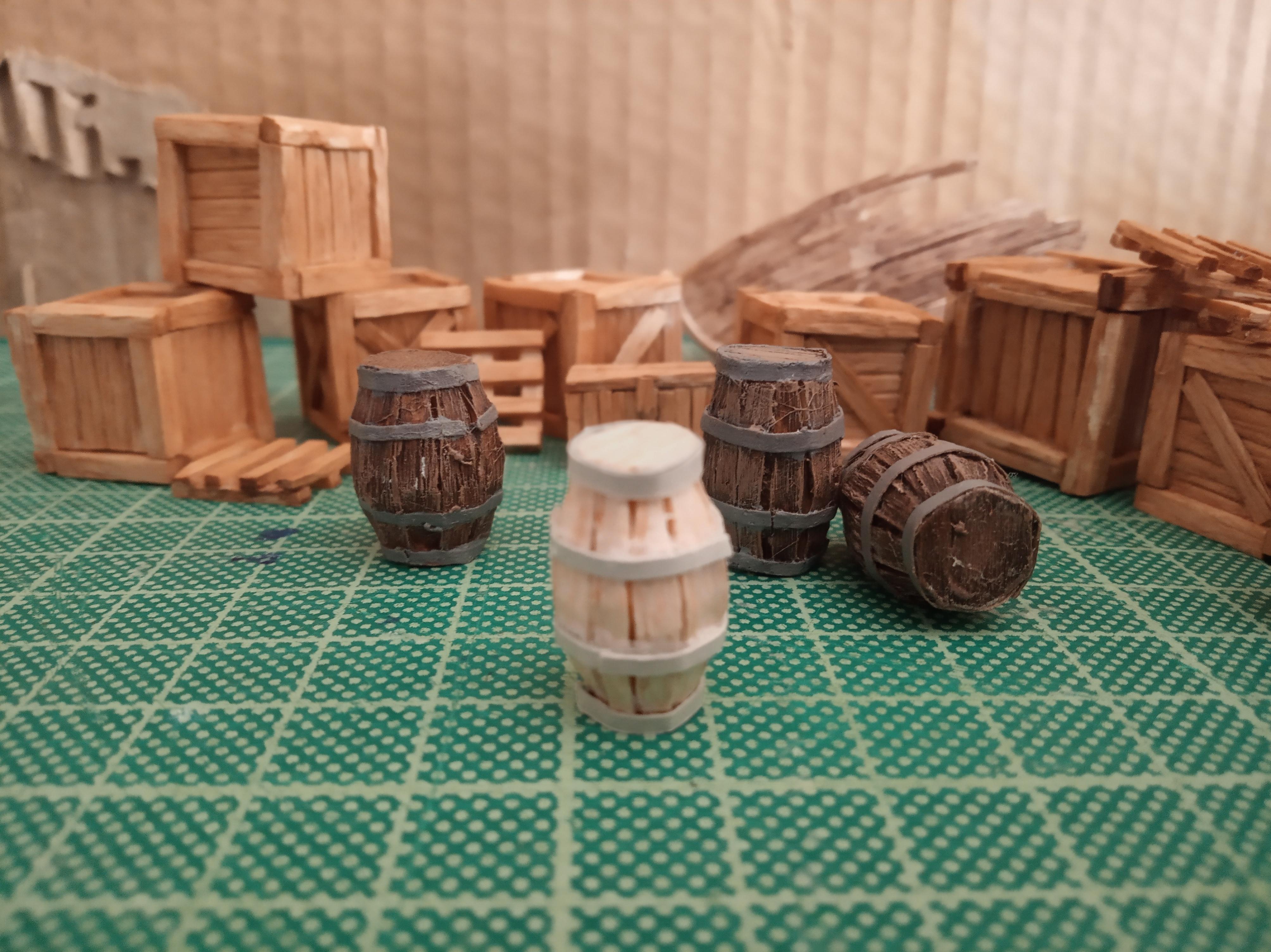 Realistic Miniature Barrel