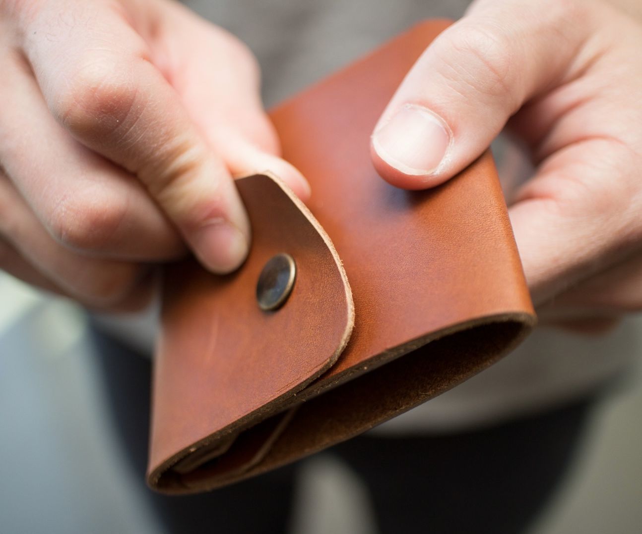 Simple Leather Wallet: Layout and Trace