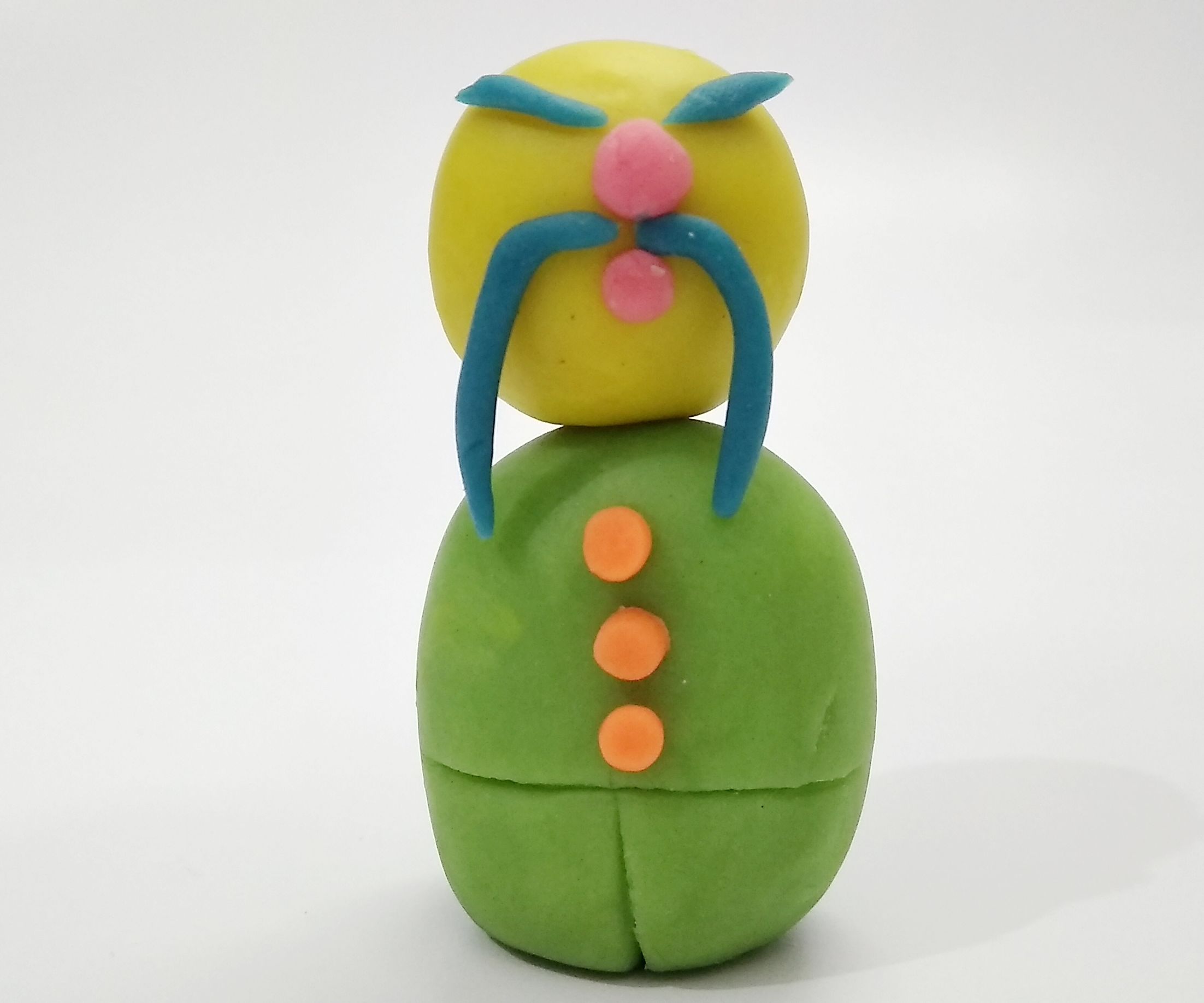 Play Doh Chinese Monk for Kids