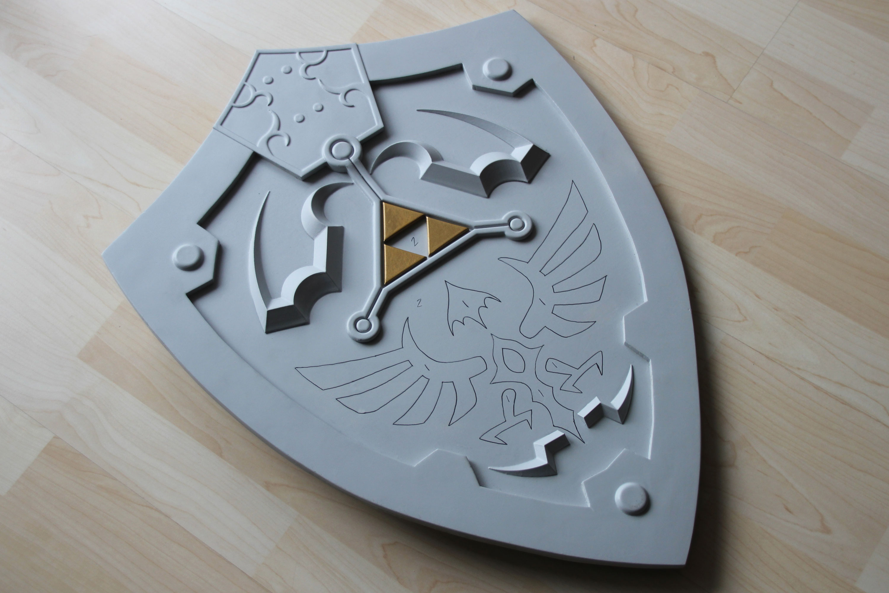 Paint by Number Zelda Shield