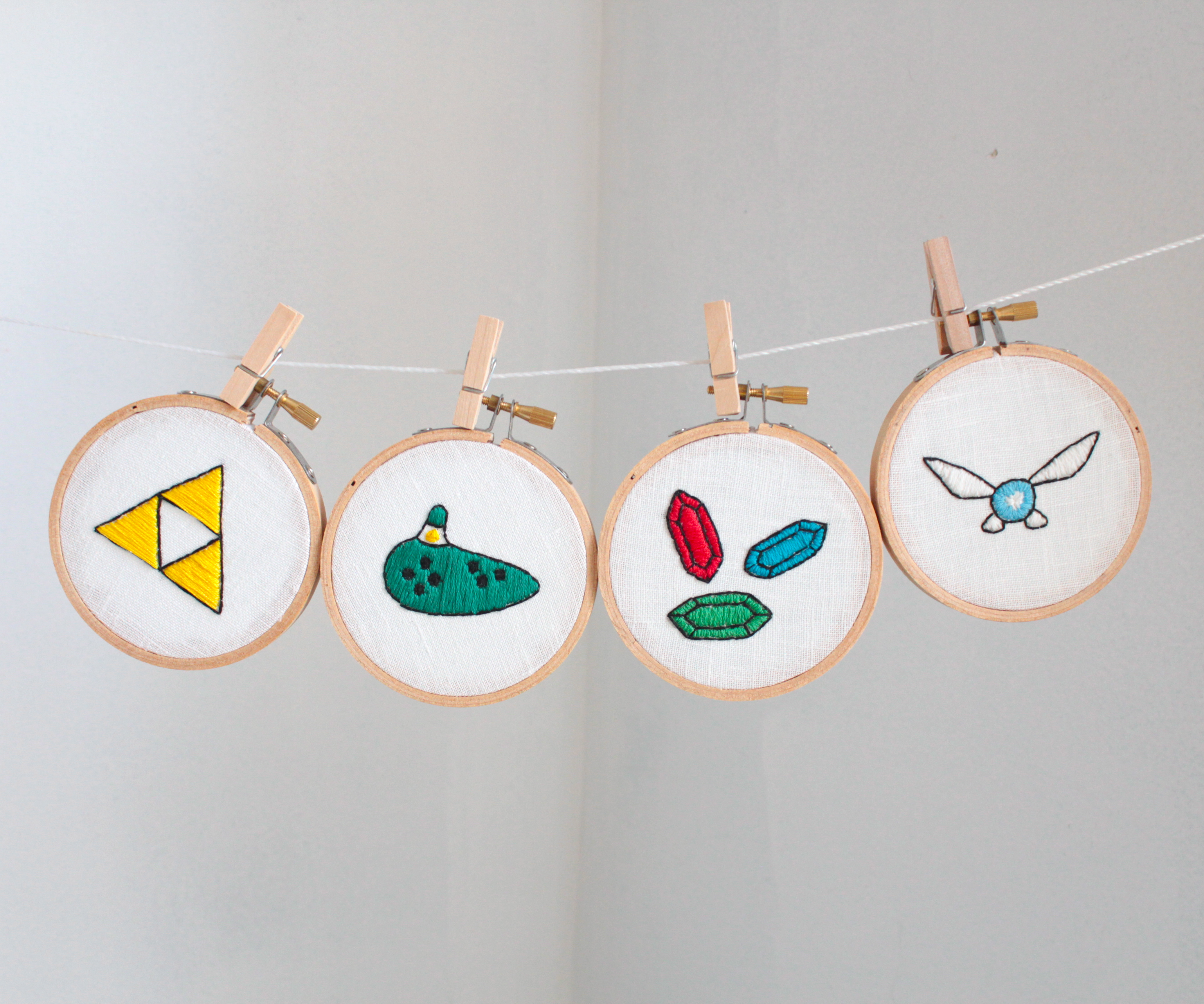 Legend of Zelda Embroideries + Pattern