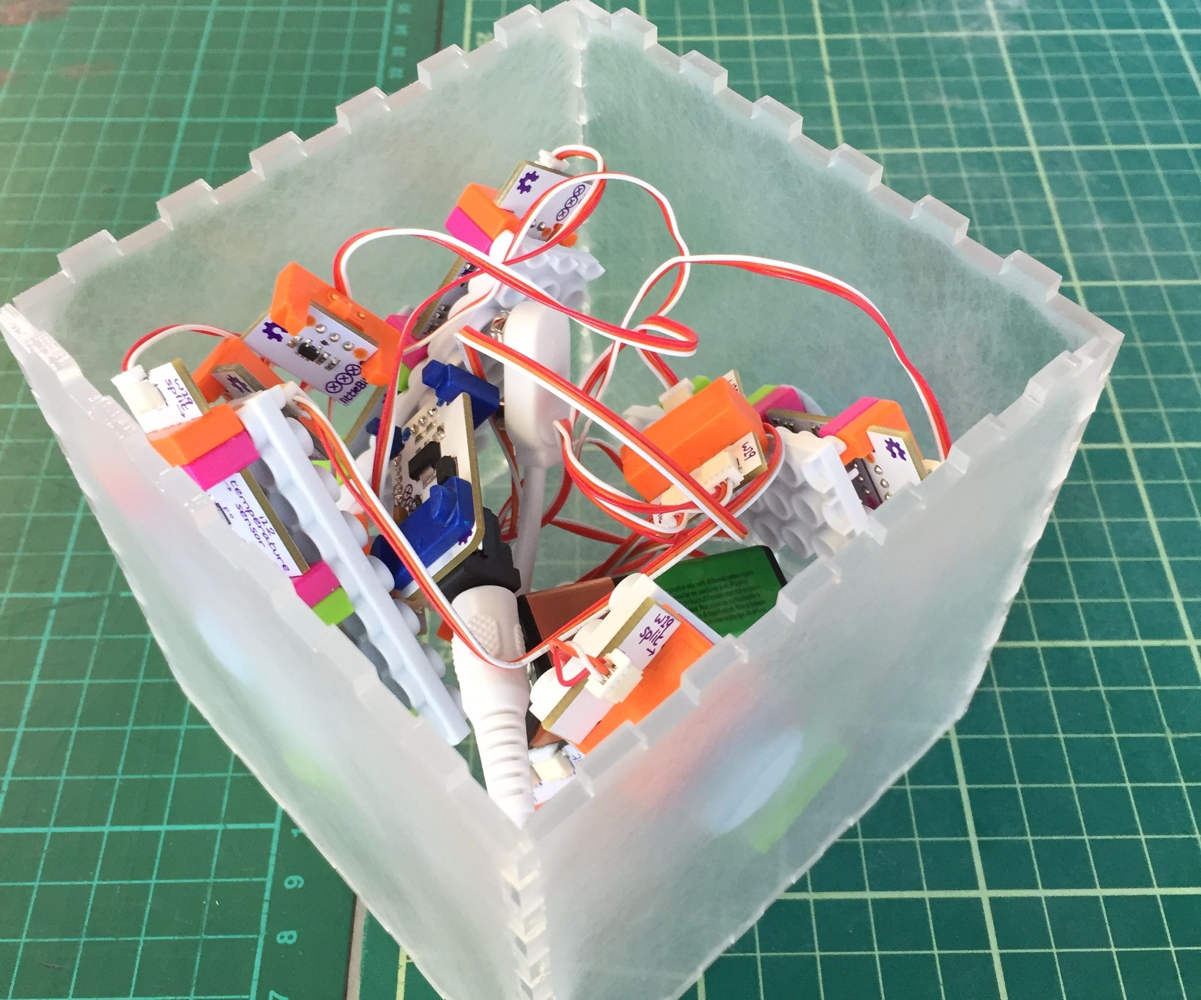 Temperature Cube With LittleBits