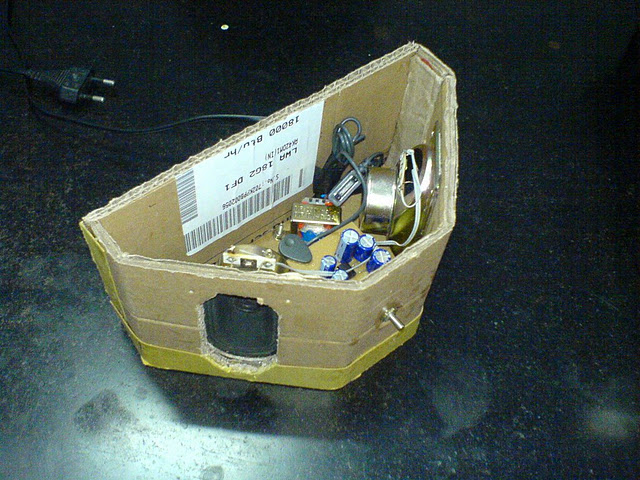 cardboard mini speaker system