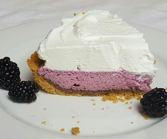 Blackberry Chiffon Pie
