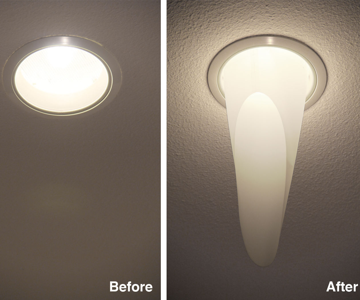 Mylar Light Diffuser for Recessed Ceiling Lights