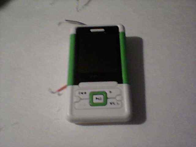 MP4 player with built-in Solar Cell.