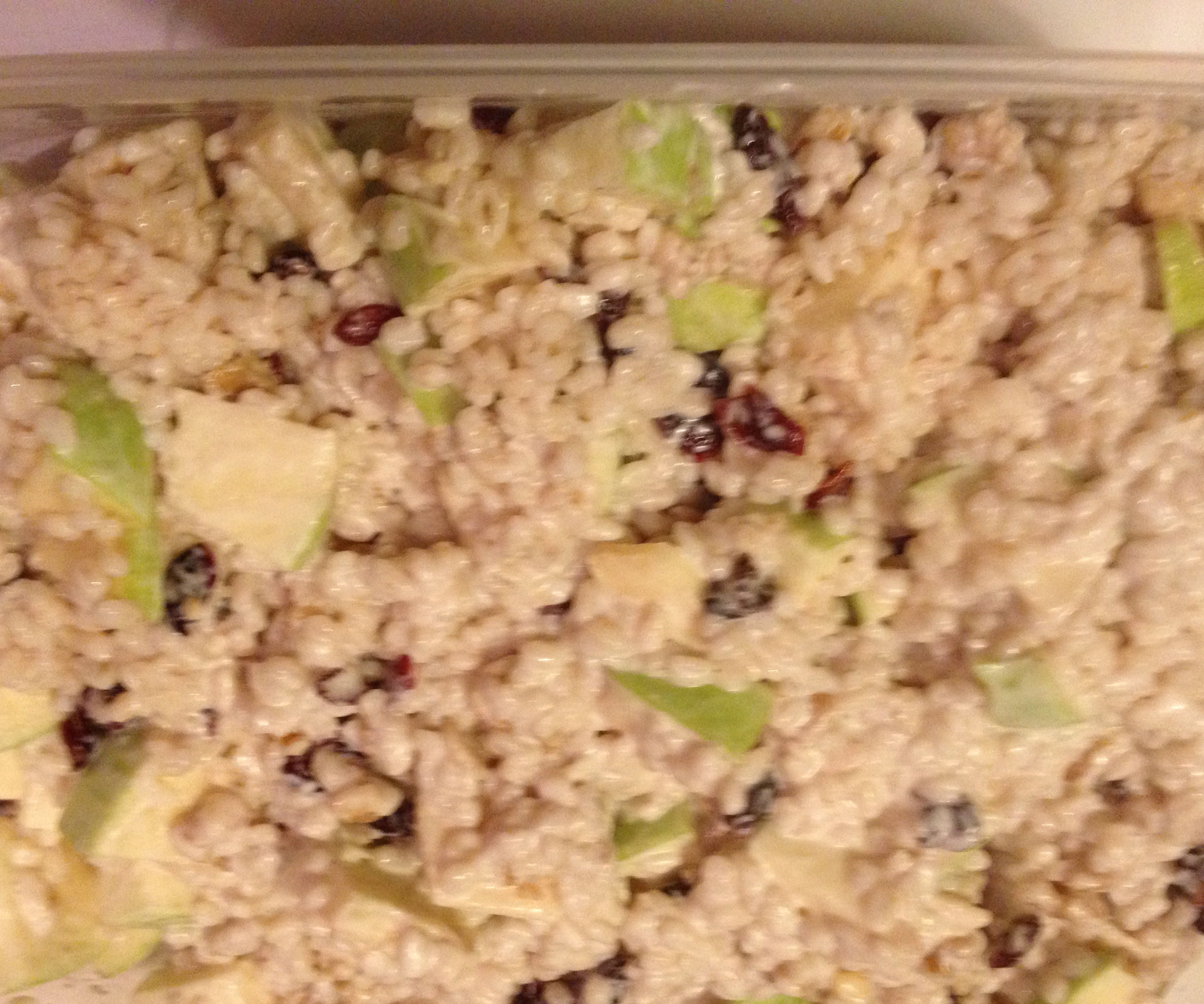 Apple Barley Waldof Salad