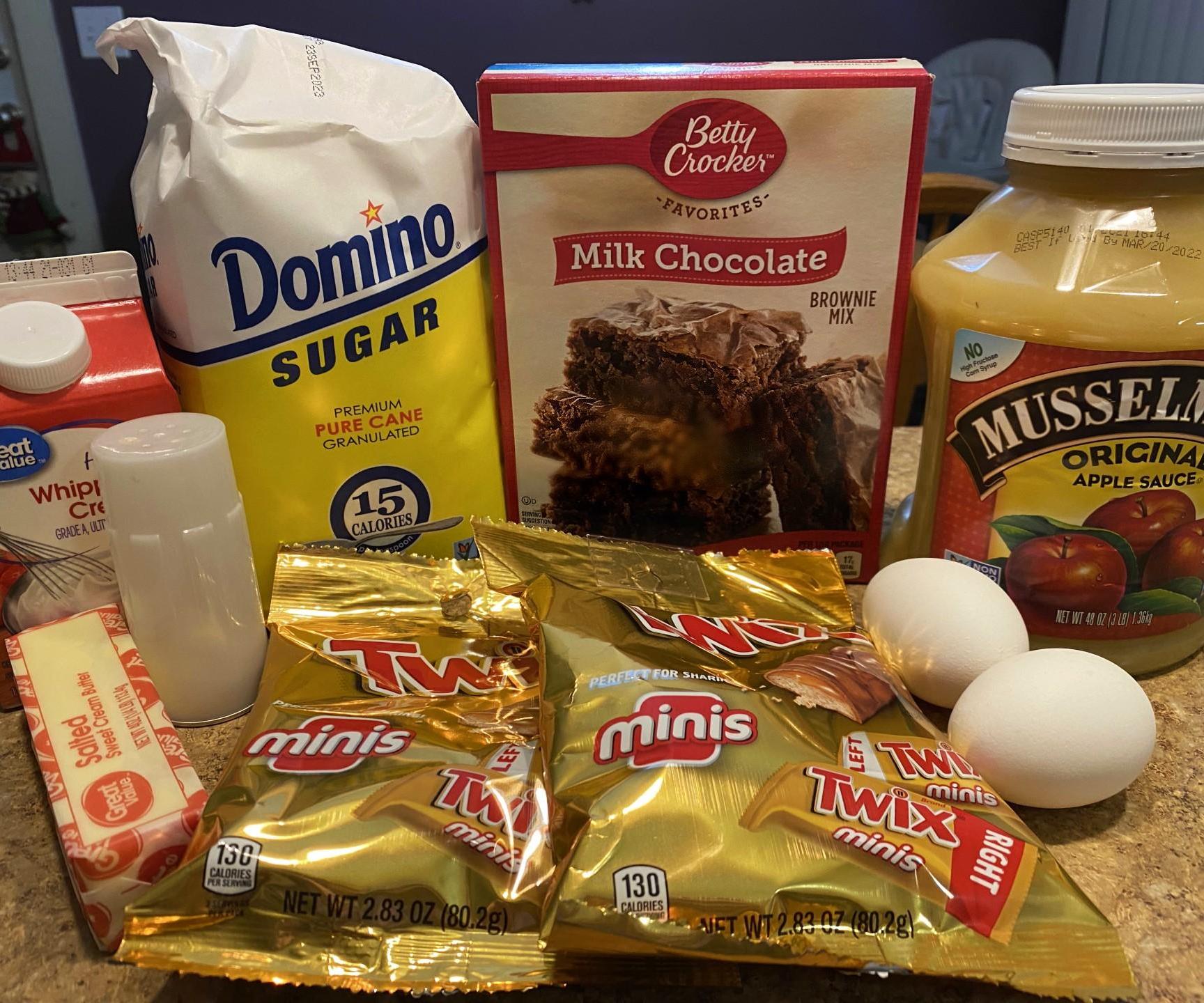 Twix Brownies
