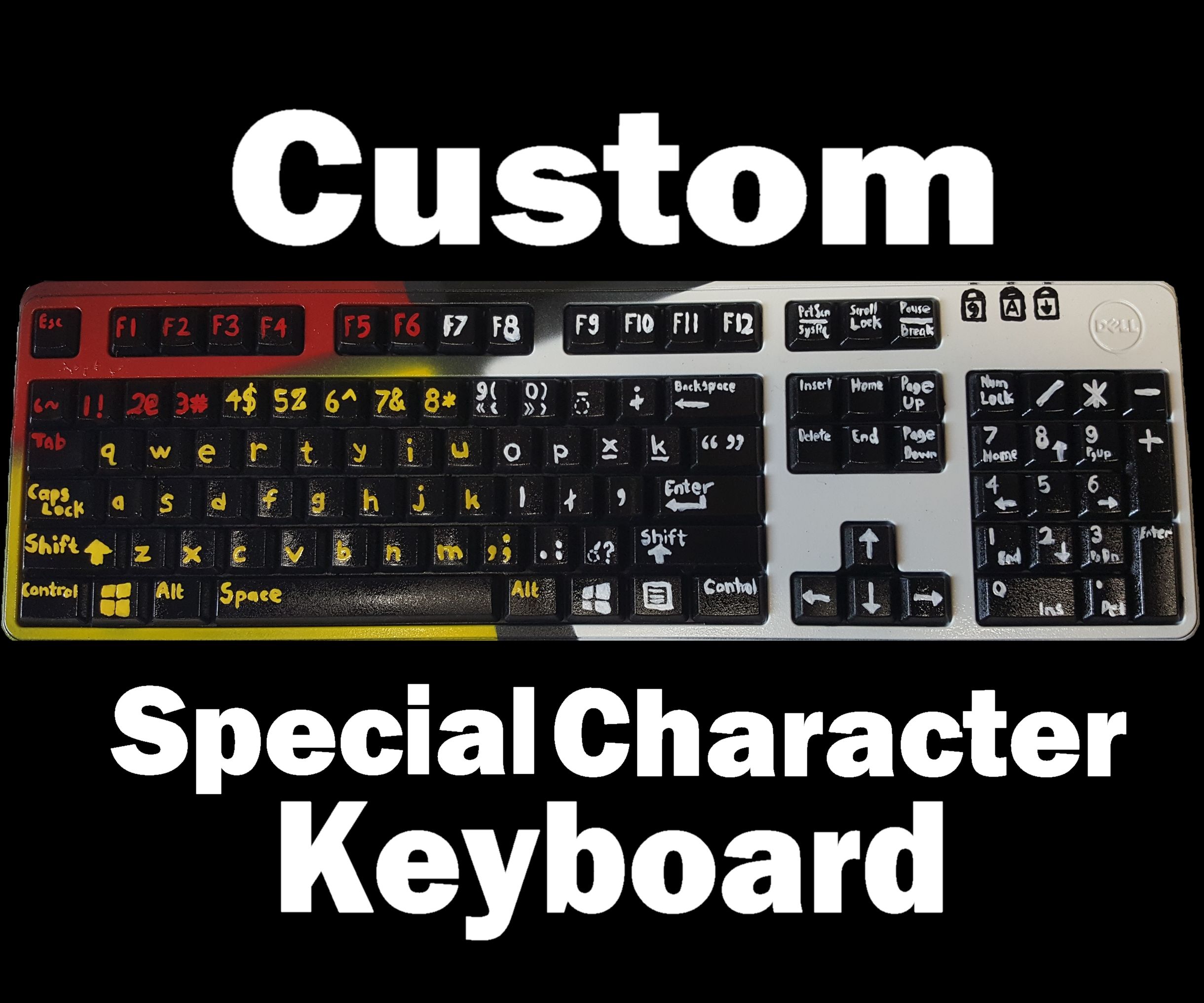 Custom Special Character Keyboard