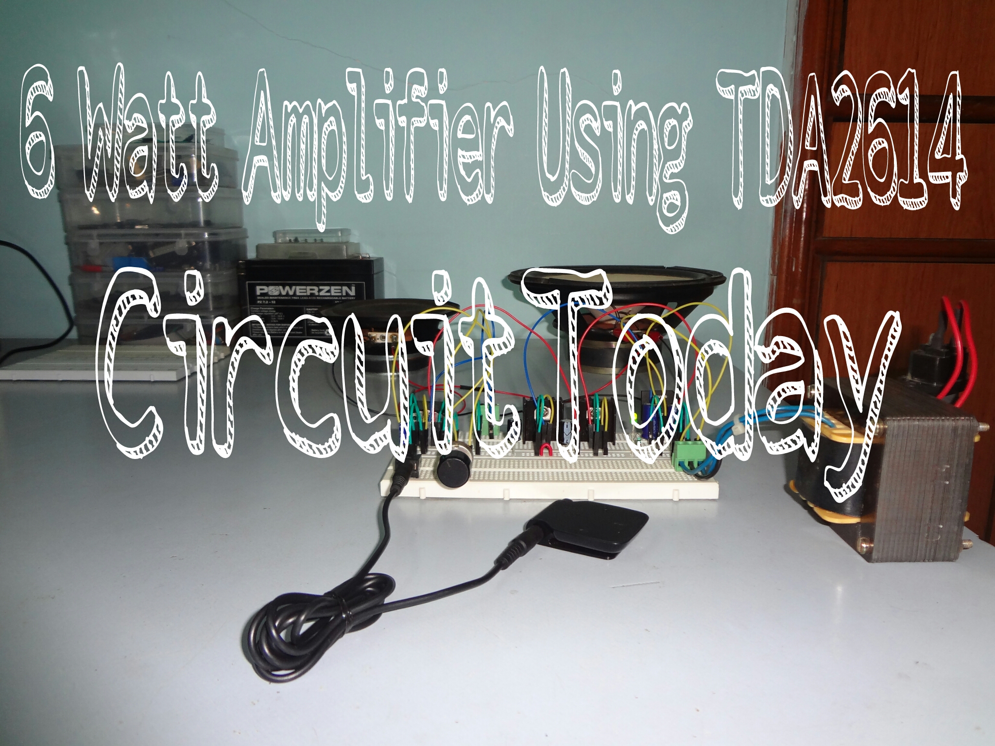 6 Watt Amplifier Using TDA2614