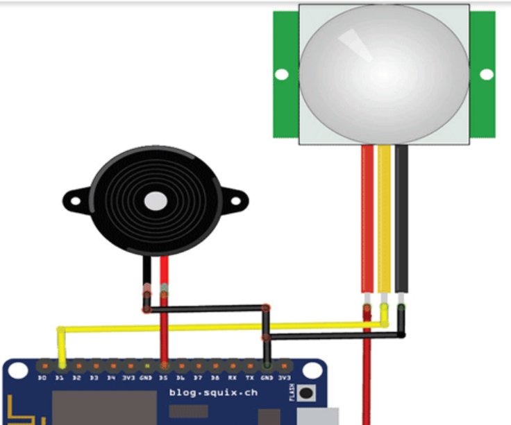 Motion Detector Using Nodemcu Web Alert