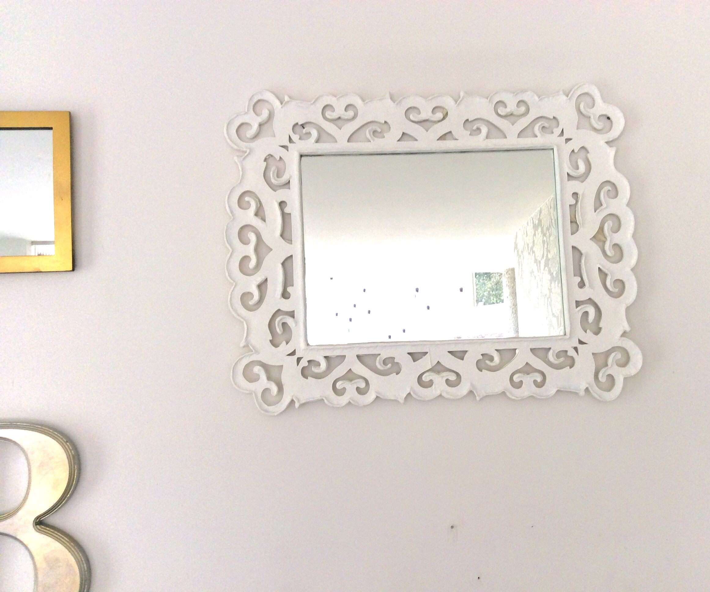 DIY Textured Mirror Frame