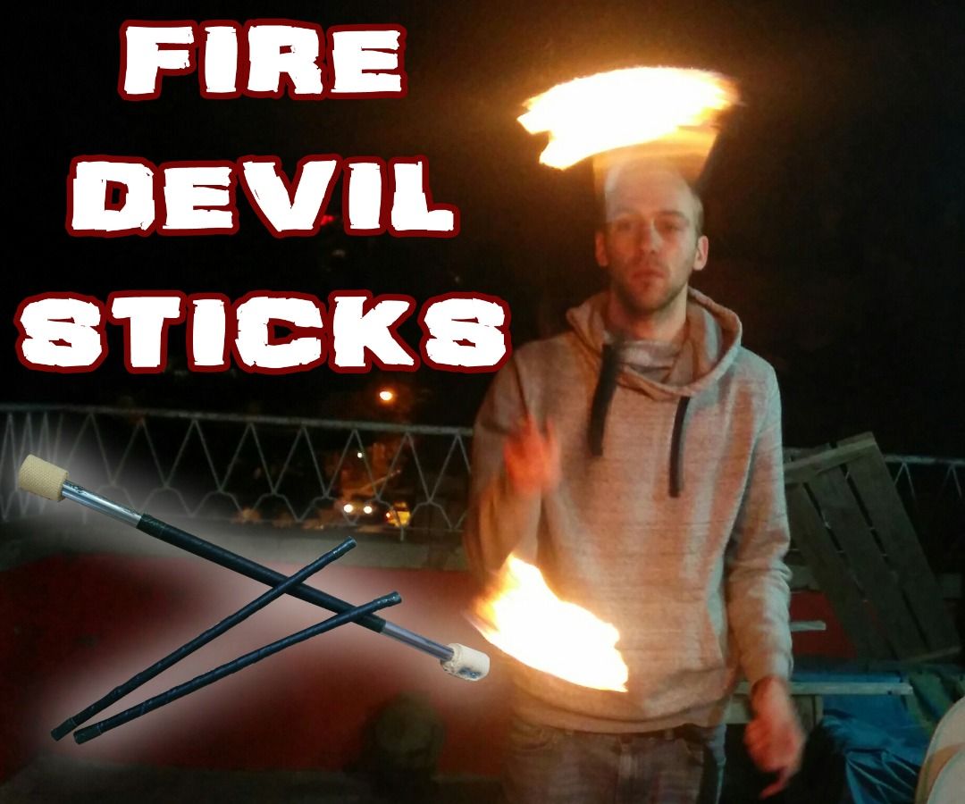 Fire Devil Sticks - Make, Play, Burn!