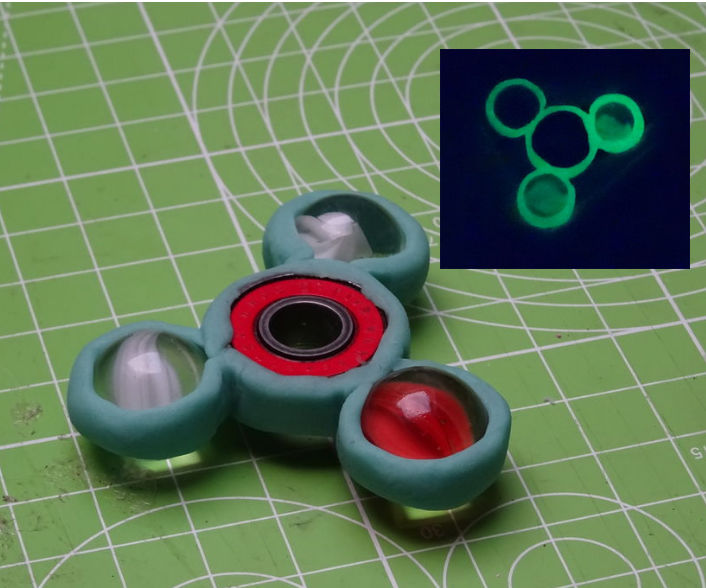 Glowing Spinner Fidget Toy