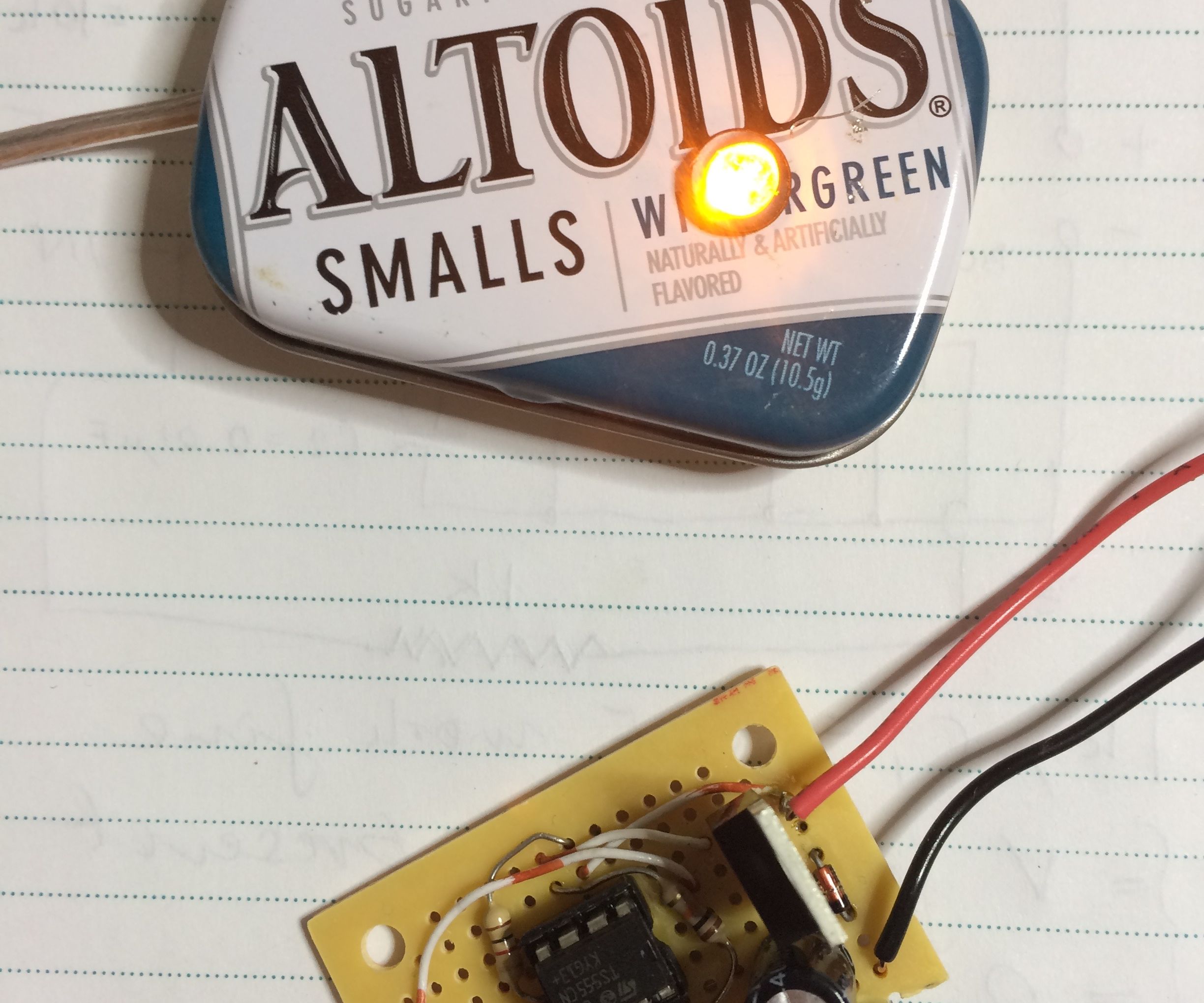 Reverse Parking Assist in the Garage Using Existing Safety Sensor and Analog Circuit