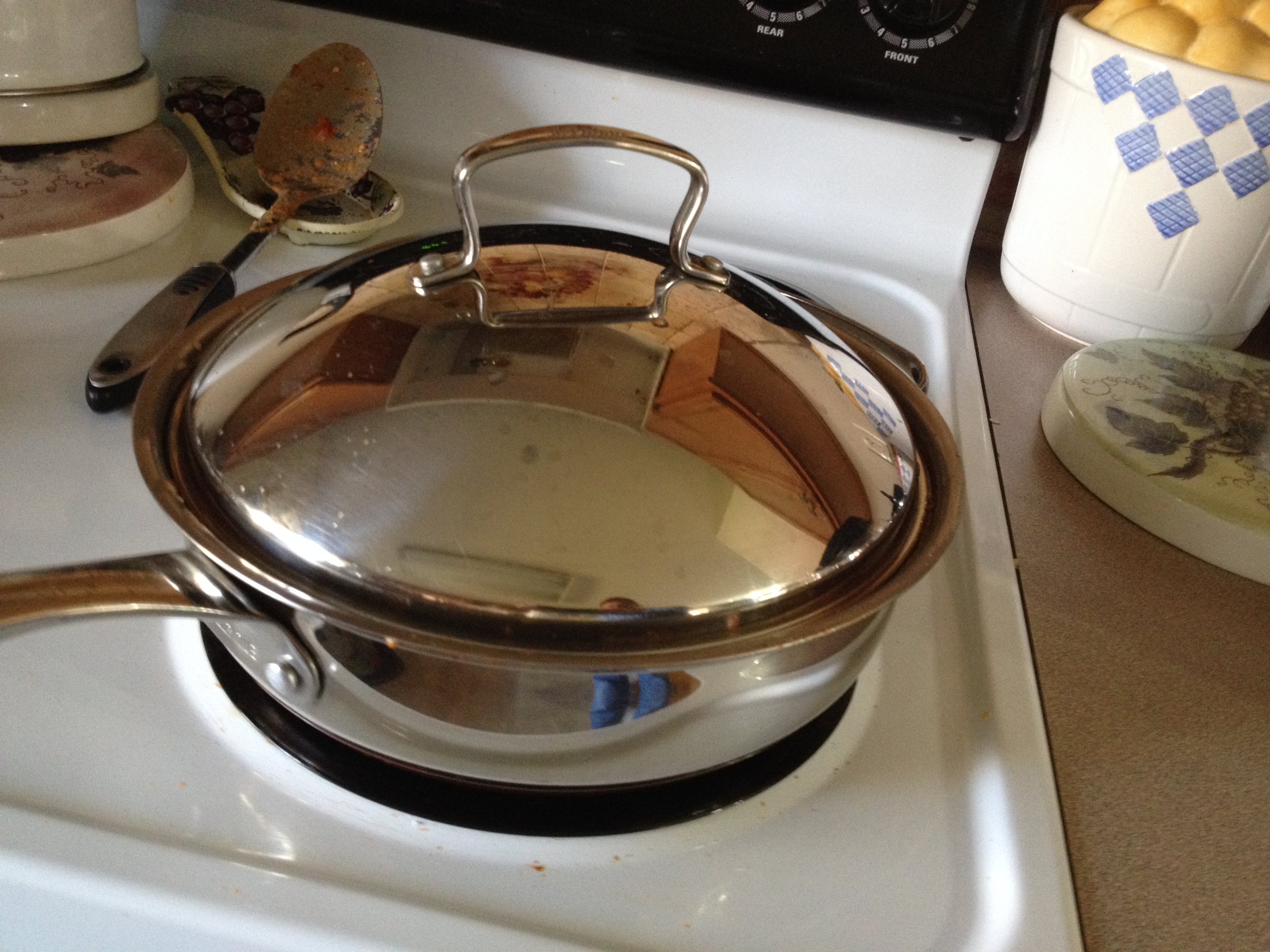 with heat turned off let stirring to until  thickened Herbed Chicken Penne with Creamy Italian Cheese set for 5 minutes.JPG