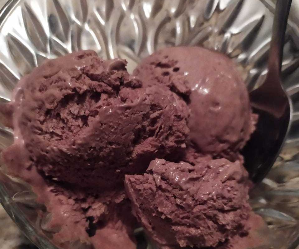 3 Ingredient Chocolate Ice Cream