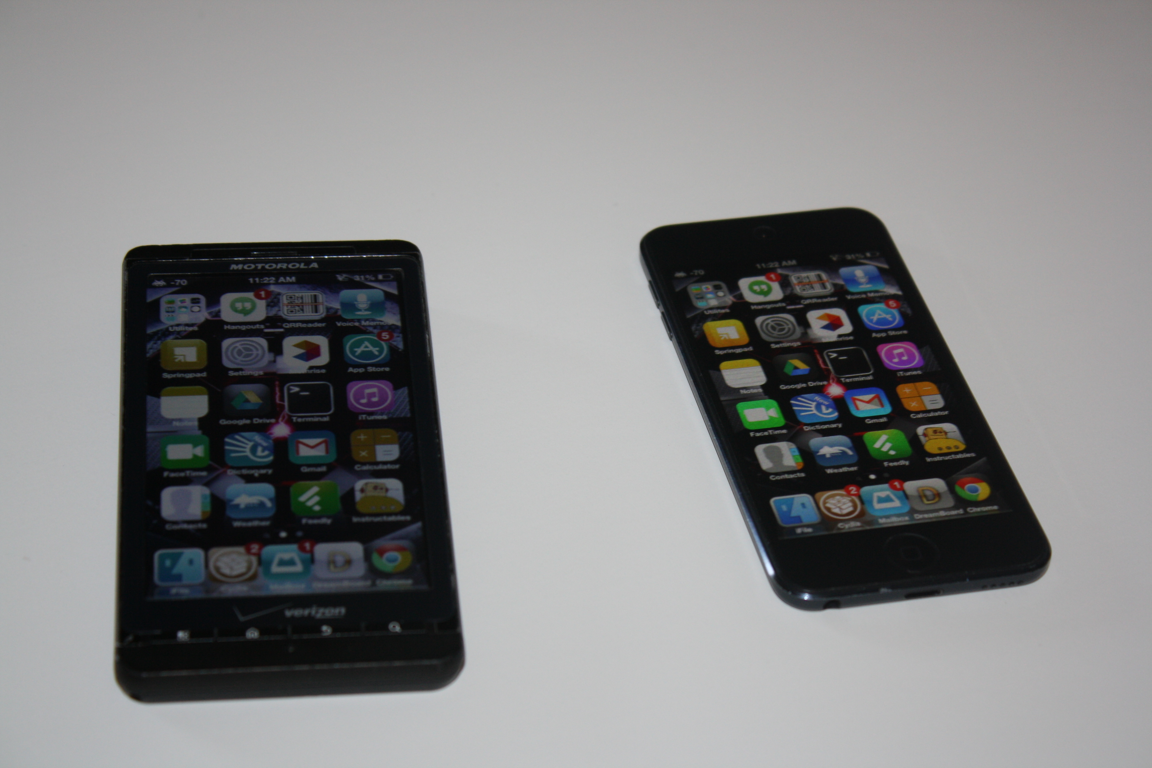 Remote desktop from and android phone to an iDevice