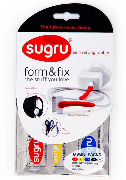 Sugru  encloses PCB