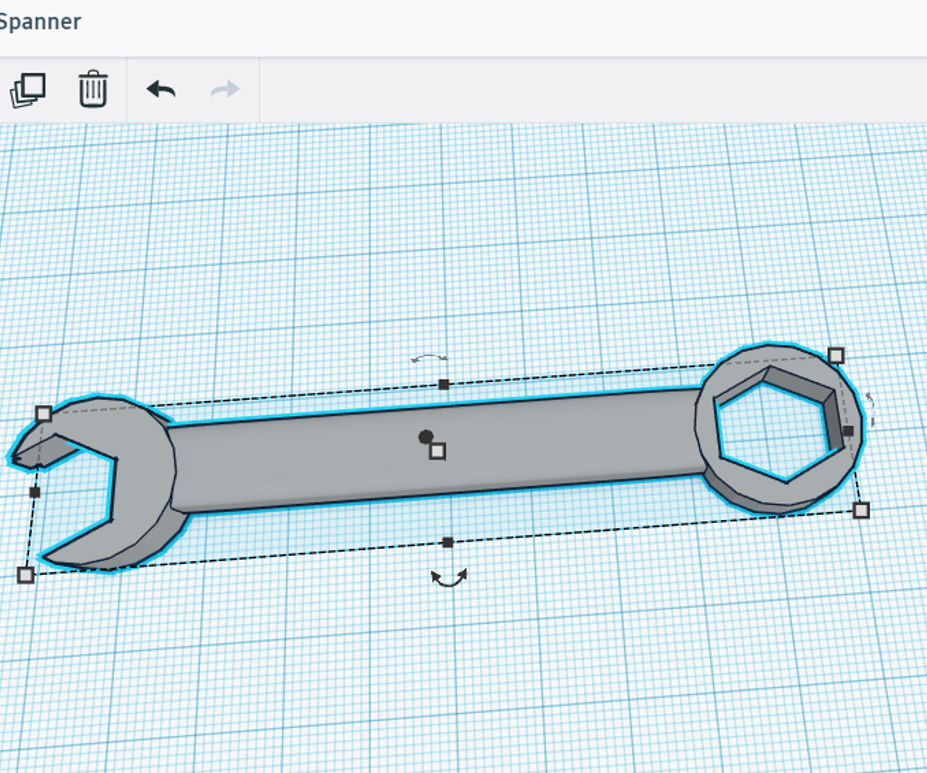 Tinker CAD Beginner 's 1st Project - Spanner