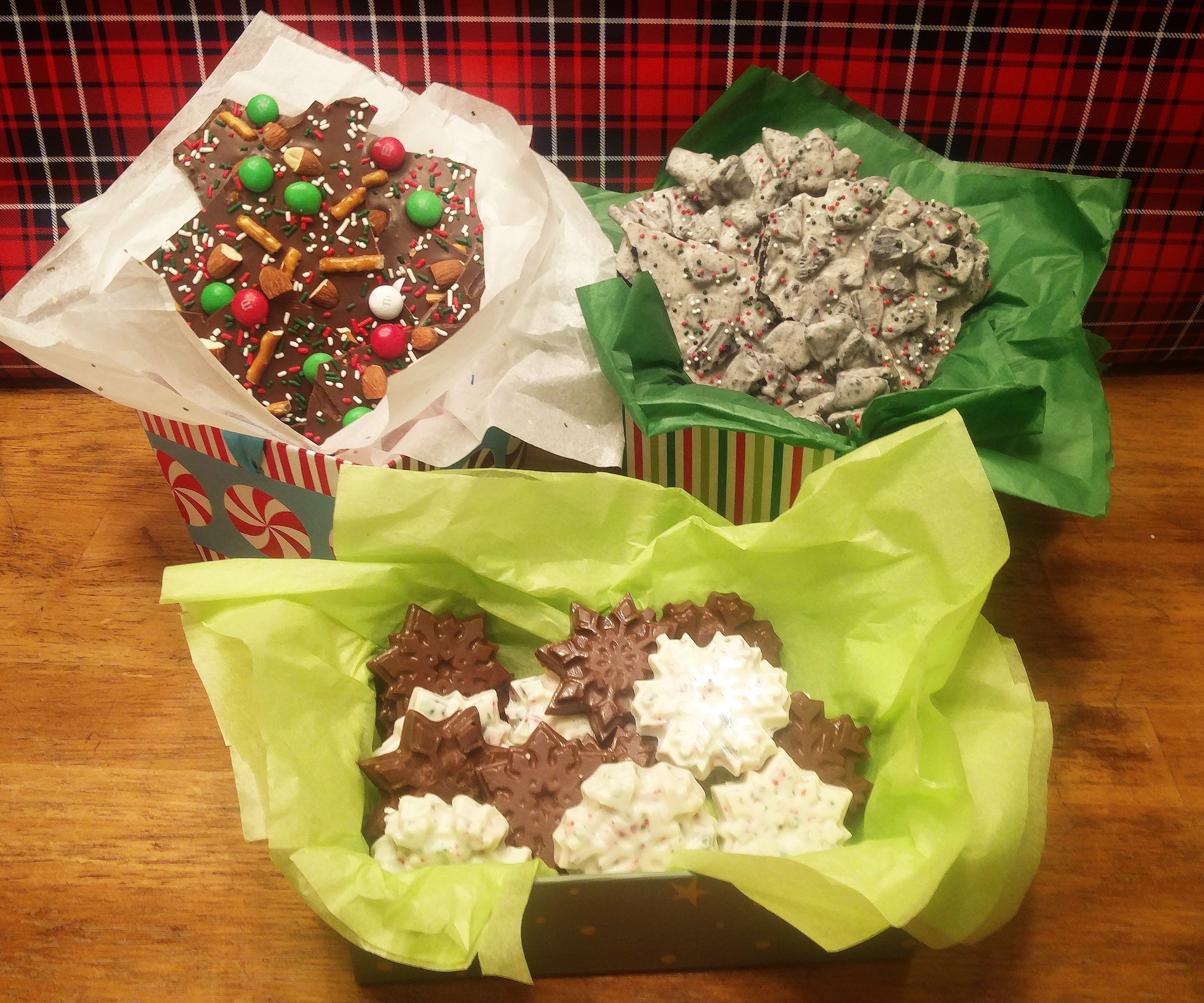 Chocolate Bark Four Ways