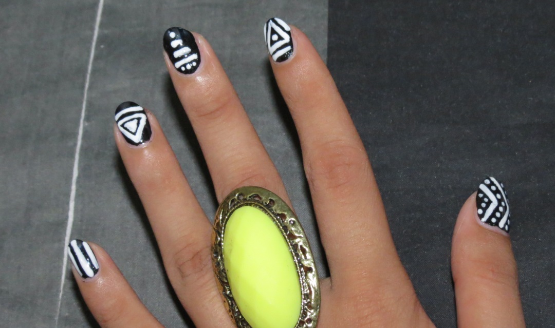 Tribal Inspired Nails..