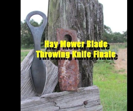 How to Forge a Throwing Knife From Recycled Farm Steel