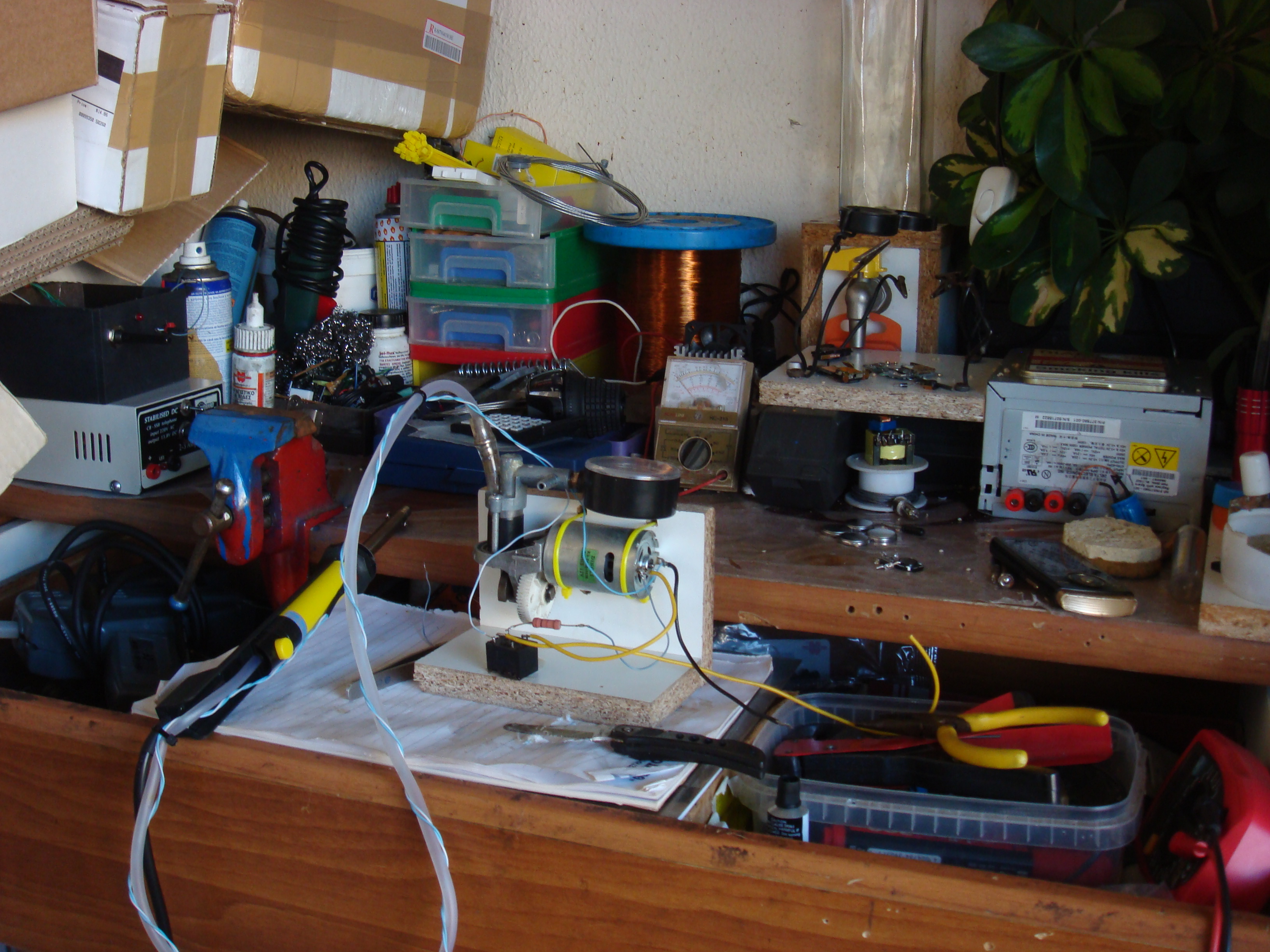 Homemade desoldering staton