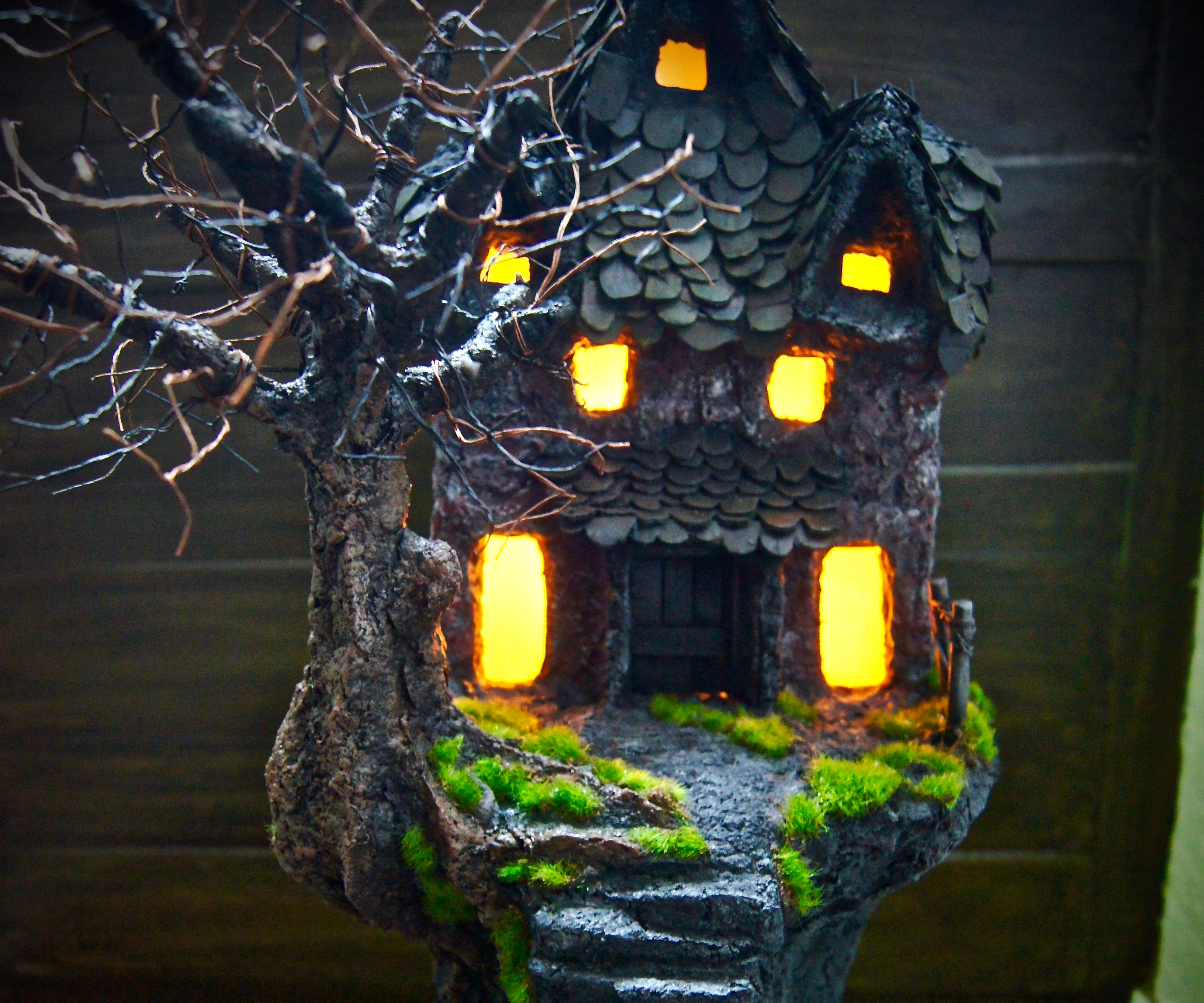Paper Clay Haunted House!