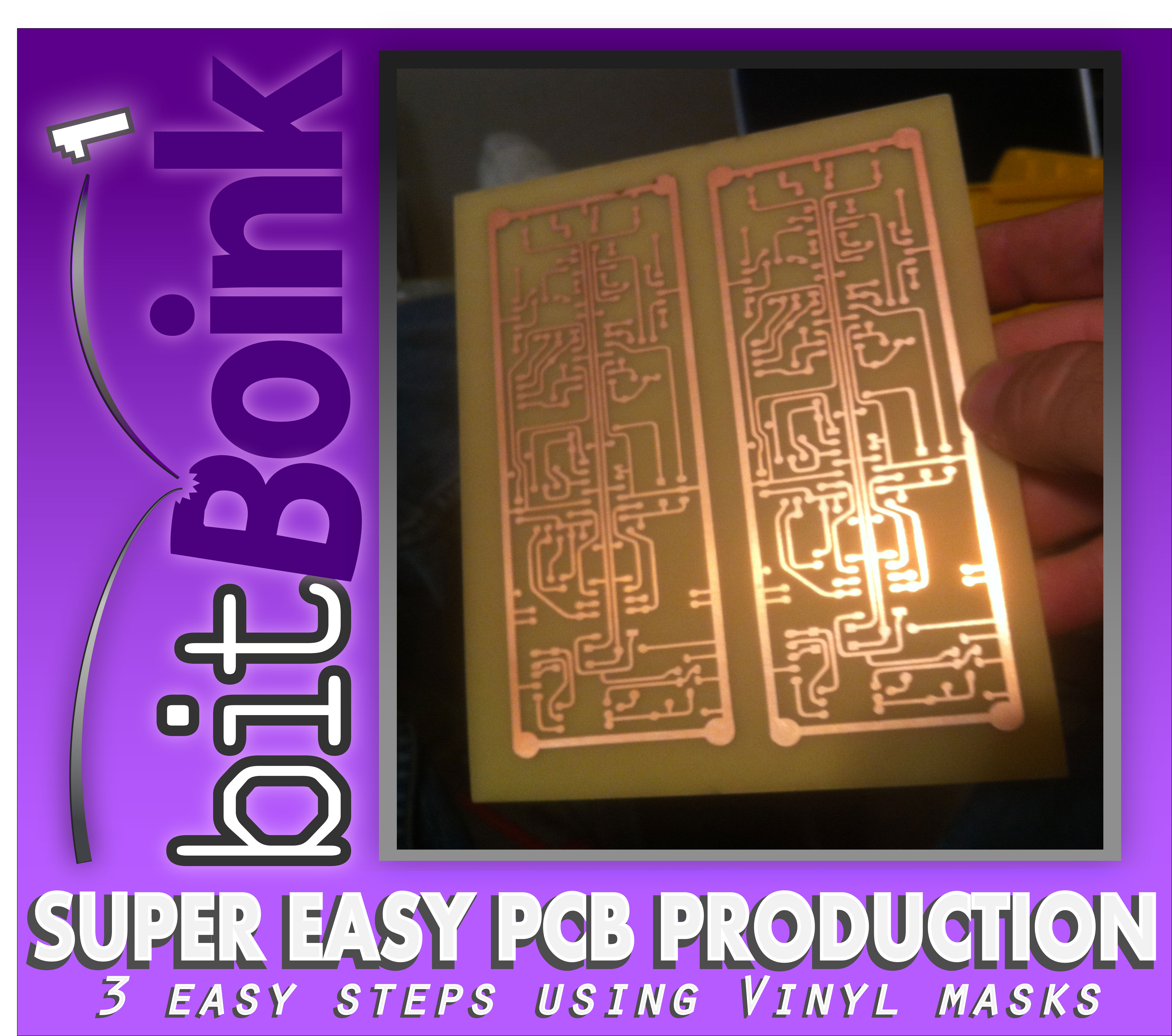 Fast and Easy PCB Prototyping With Vinyl!