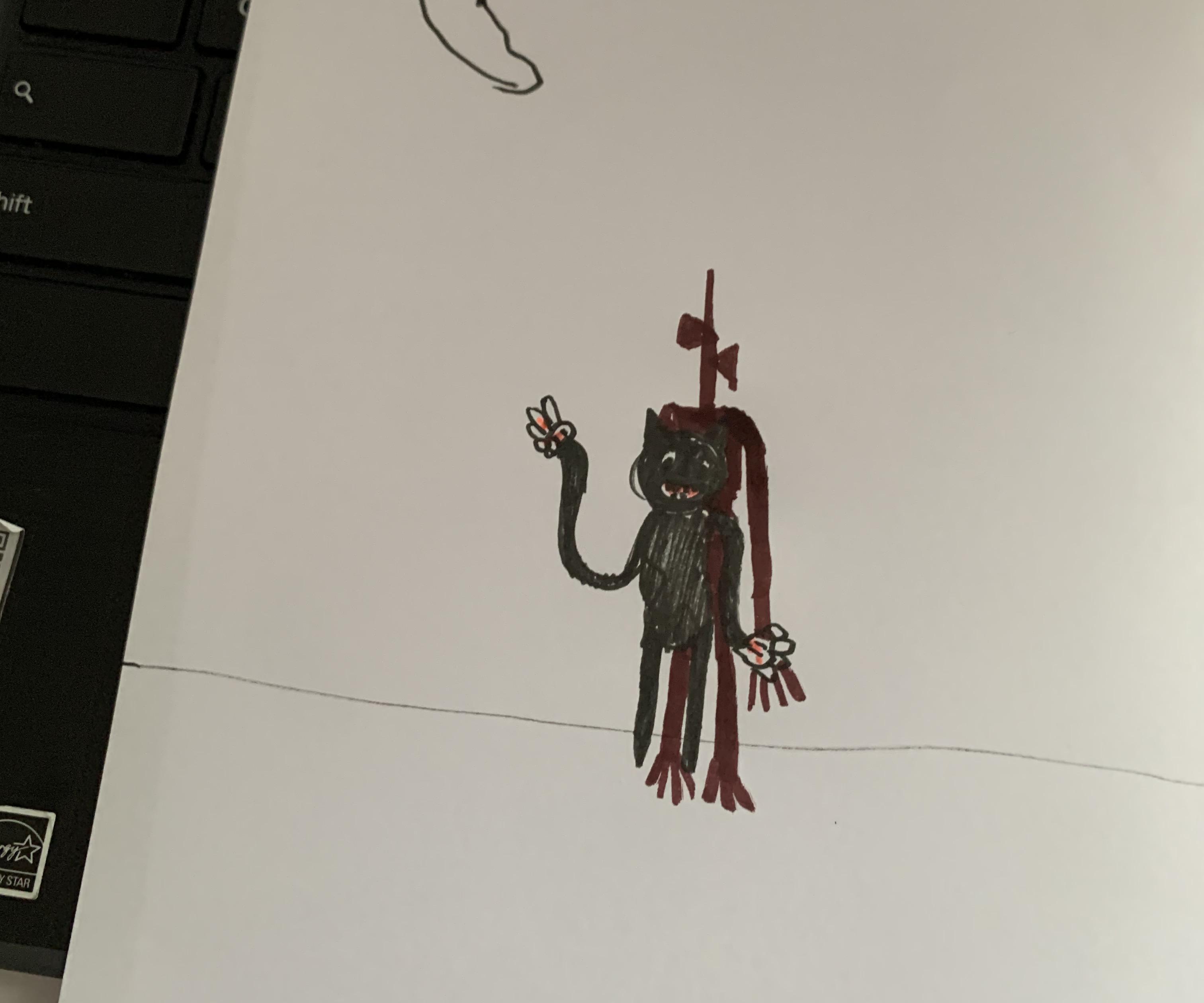 I Will Be Drawing Cartoon Cat and Siren Head! 