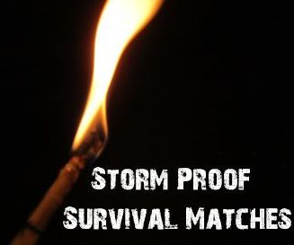 Storm Proof Survival Matches
