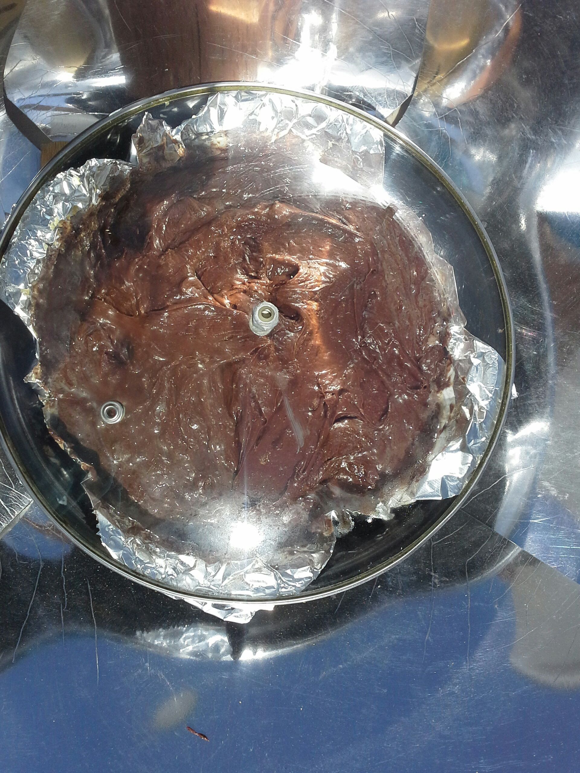 Magic Solar Cooked Fudge