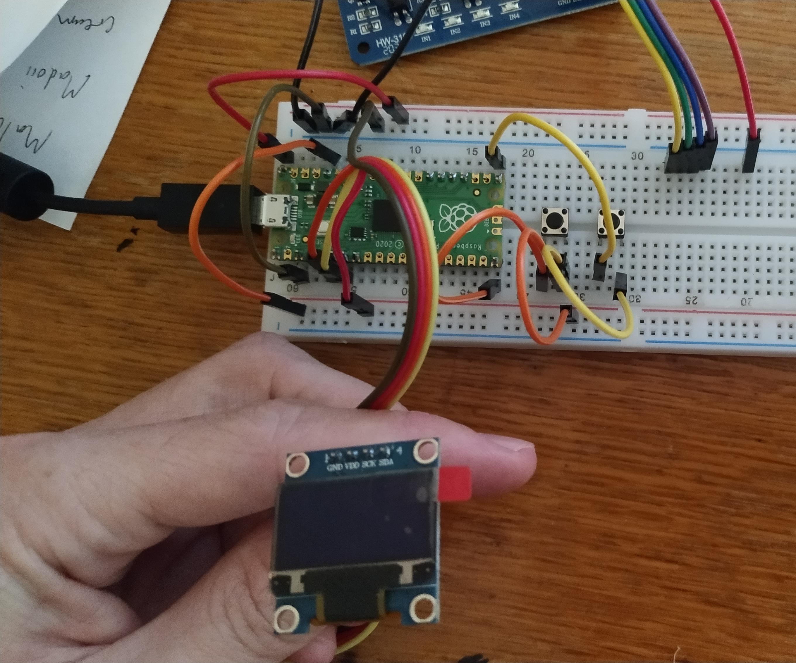 SSD1306 MicroPython Raspberry Pi Pico I2C