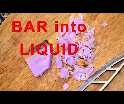 Bar Into Liquid: Homemade DIY Castile Soap Recipe